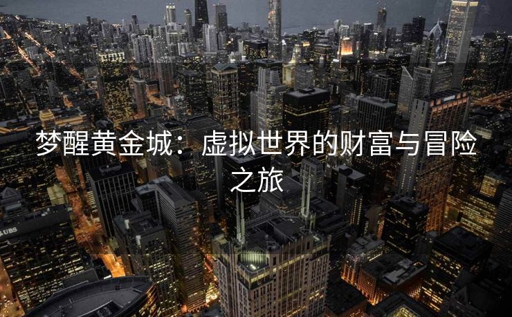 梦醒黄金城：虚拟世界的财富与冒险之旅