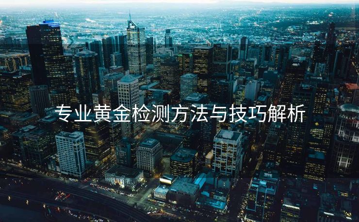 专业黄金检测方法与技巧解析
